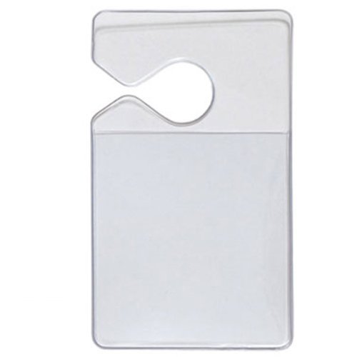 Suporte para Credencial de Estacionamento Transparente para Espelho Retrovisor Specialist ID, Pacote com 5