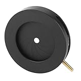 Walfront Microscope Adapter, SK23, Black Metal Diaphragm with Adjustable Aperture (1.5-23mm), Laboratory Microscope Accessory