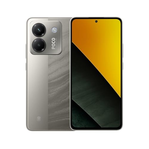 XIAOMI POCO M7 Pro 5G Smartphone, 8+256Go, Appareil Photo Principal 50MP avec OIS, Batterie 5110 mAh (Types), IP64, fonctionnalités A,sans Chargeur (Silver, 8+256G)
