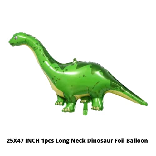 Image of Party Decorz Long Neck Dinosaur 25X47 Inch(Big Size)1pcs Foil Balloon For Kids Animal /Dinosaur Theme Party Decoration