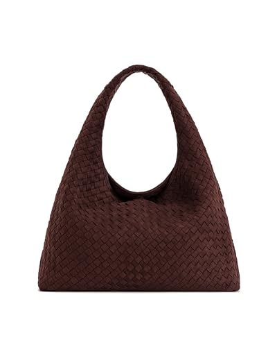 Image of JW PEI Women's Laura Faux Suede Woven Shoulder Bag
