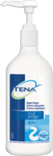 SCA Personal Care Inc Tena Skin Caring Wash Cream 16-8/9Oz, No-rinse, pH-balanced (1 Bottle)