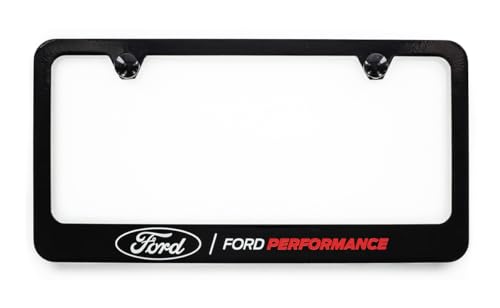 License Frame Inc. Ford Performance Black Metal License Plate Frame Tag Holder