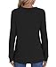 HOTGIFT Womens Sweaters Black Long Sleeve Shirts Casual Fall Winter Fashion Tunics Tops Loungewear Clothes 2025 XX-Large