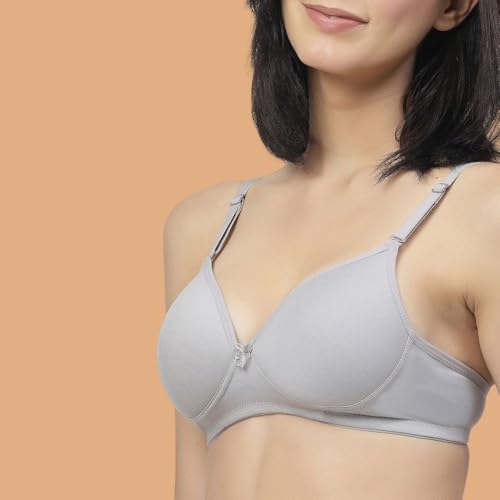 Image of Floret Women's Convertible-Straps T-Shirt Bra Lightly Padded & Non-Wired Medium Coverage Bra