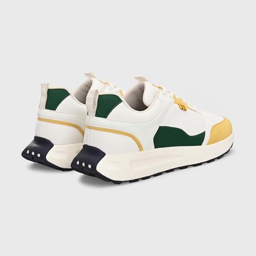 Image of Cruiser Men's Sneakers | Multi-Color Casual Lace Up Shoes for Men | Trendy Chunky Thick Sole Retro Trainer with Color Block |Perfect for Casual,College,Gym,Running, Outdoor,Travel & Street Style(2660)