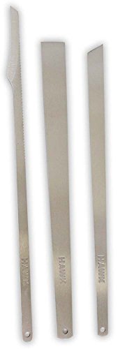 KUTZ Spruce 3 Piece Stainless Steel Pedicure Knife Set | 6.25