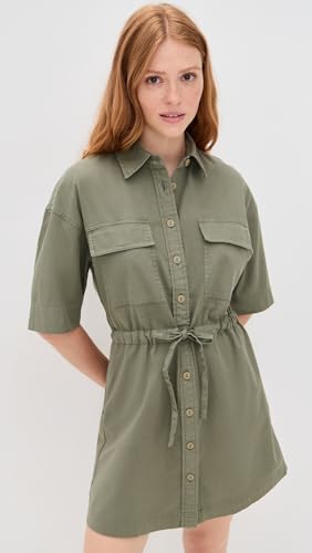 Faherty Women's Utility Twill Mini Shirtdress2