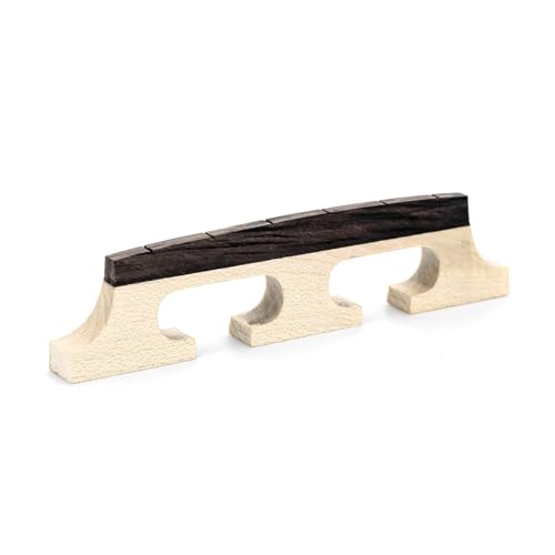 6 String Banjo Bridge 3 Legged Banjo Parts Maple Ebony