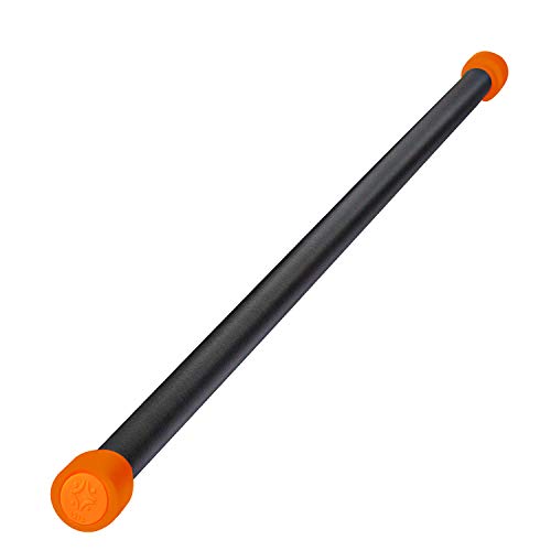 Fitness Republic Sculpting Body Balance Bar Workout Fitness Stick | Padded Squat bar