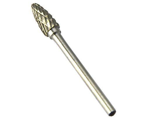 Set de 10 fresas tungsteno 1/4 pulg x 3 mm x 40 mm miniatura 3