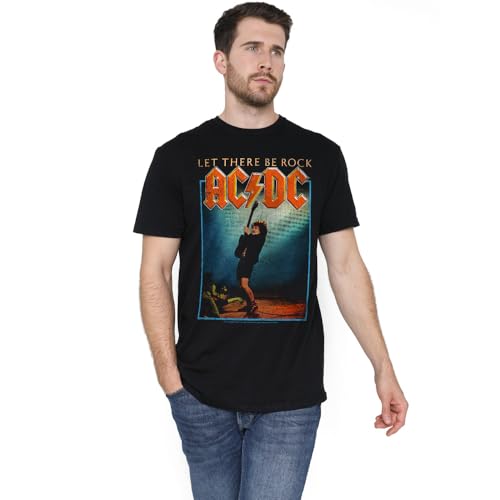 ACDC Let There Be Rock Unisex T Shirt Black Large