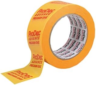 ProDec Advance ATMT003 48mm (2 inch) x 50m Precision Edge Multi Surface Painters Masking Tape for Razor Sharp Lines with No Paint Bleed For Indoor Painting and Decorating,Yellow