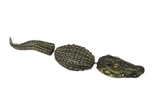 Trademark Innovations Fake Alligator Pool Float Blue Heron Decoy for Ponds, and Water Features