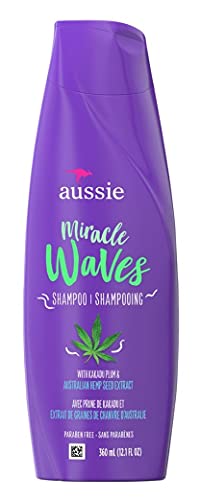 Aussie Shampoo Miracle Waves 12.1 Ounce (360ml) (Pack of 2)