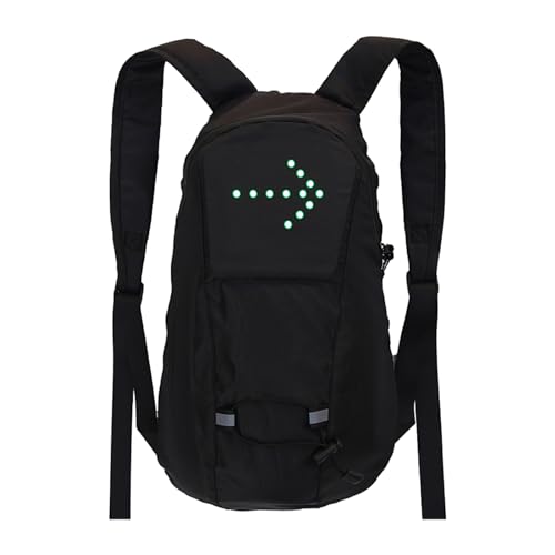 EIOLWJIEO LED Blinker, Nachtfahrrucksack für Fahrräder,...