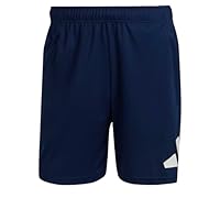 adidas Performance Train Essentials Men's Training Shorts, Dark Blue/White, Small (5-Inch Length)