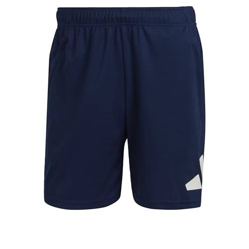 Adidas Uomo Train Essentials all Set Training Shorts, Dark Blue/White, XL Tall