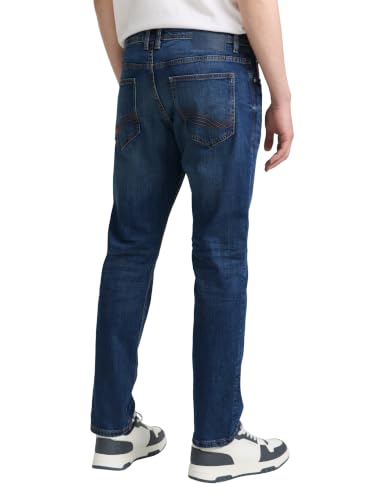 Tom Tailor Herren 1047978 TTJOSH Regular Slim Jeans Mit Stretch, 10281 - Mid Stone Wash Denim, 34W / 34L EU – Ansicht 3