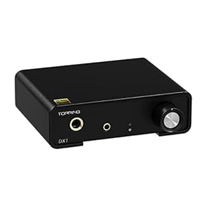 Topping DX1 USB DAC Kopfhörerverstärker Schwarz