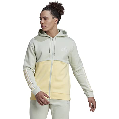 adidas Men's Essentials Colorblock Full Zip Hoodie3