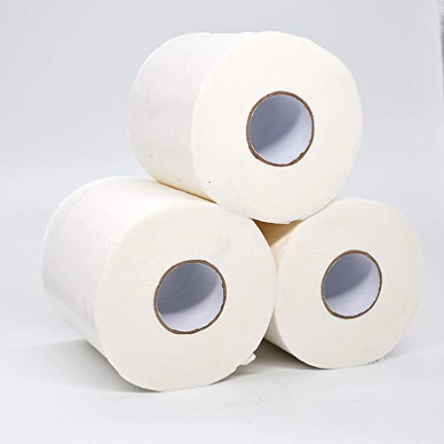 Hstore Paper Towels,10 Roll Soft Skin-Friendly Household Kitchen Toilet Paper Tissue 3Ply Paper Towels White