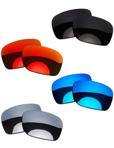 Image of OOWLIT 4 Pairs Replacement Sunglass Lenses Compatible with Oakley Holbrook Series