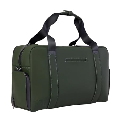 The FTL Lite Mens Gym to Office Bag - 17L Briefcase Gym Bag Hybrid with Shoe Compartment & 16" Laptop Sleeve - Executive Daily Carry & Overnight Duffel for Athletic Business Pros - Abbot Green2