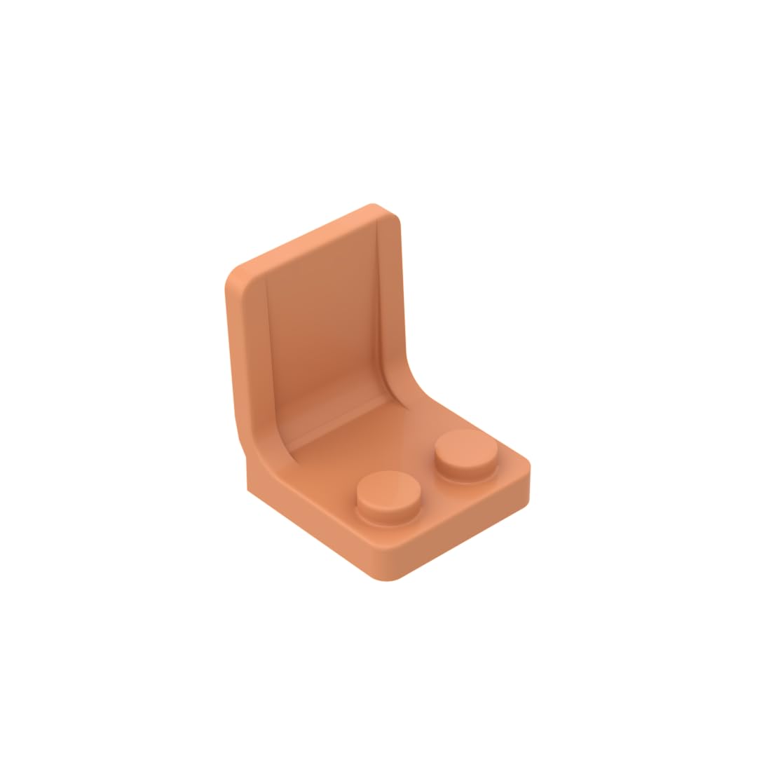 4079 Seat/Chair 2X2 50 Pieces High-Precision MOC Building Bricks Replacement Parts Compatible with Lego bricks GDS-1308 flesh color — image 1