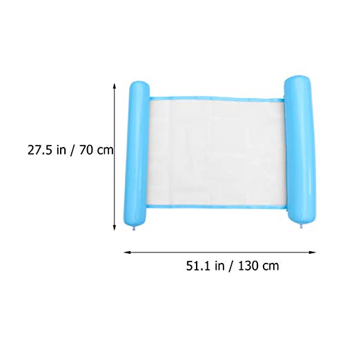 WINOMO 1 Rede de Água Dobrável Inflável para Piscina, Tapete Flutuante com Rede Flutuante