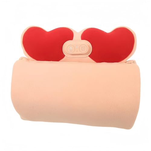 Pink Hand Warmer USB Electric Heating Pad 18X11.8 Inches Machine Washable 10W Heating Area Heated Pad Zippers Closure Three Levels Heating Controller Temperture Adjuster Auto Turn Off