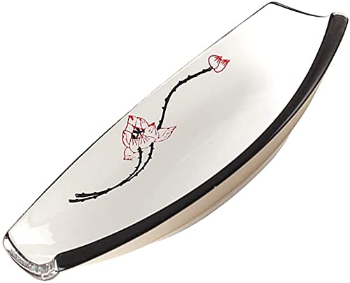 ERoomQ Pasta Bowls Personality Shaped Dish Fish Dish Rectangular Plate,