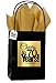 Celebrate Next Black & Gold 70th Birthday/Anniversary Cheers Themed Small Party Favor Gift Bags with Tags -12pack