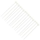 SOLUSTRE 30 Stück Kartenhalter aus Stahl mit Blumenmotiv Einfache Anwendung und Dekoration Goldfarbene Metallclips für Selbstgemacht Blumenstrauß und Eventdekoration