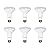 Sylvania Flood BR30 LED Light Bulb, 65W = 9W, Dimmable, 22 Year, 800 Lumens, 2700K, Soft White - 6 Pack (41259)