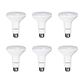 Sylvania Flood BR30 LED Light Bulb, 65W = 9W, Dimmable, 22 Year, 800 Lumens, 2700K, Soft White - 6 Pack (41259)