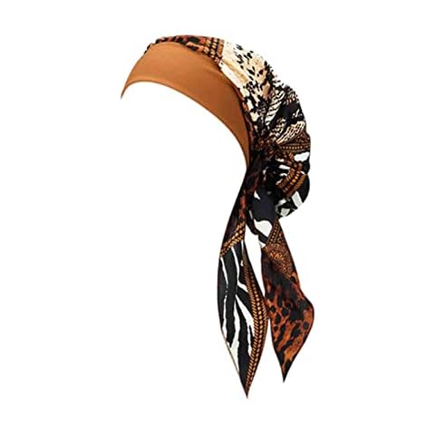 Andiker Damen Vintage Satin Kopftuch Cover