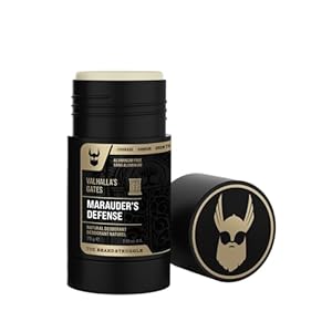 The Beard Struggle Natural Deodorant – Marauder’s Defense – 100% Natural Charcoal Infused Deodorant Men Aluminum Free – Gold Collection, Valhalla’s Gates – Mens Deodorant, 2.65 oz.US.