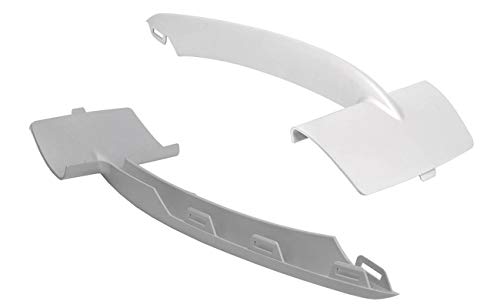 Bapmic 51117303113 51117303114 Front Lower Left + Right Bumper Face Bar Grille Trim Molding for BMW F15 X5 14-18