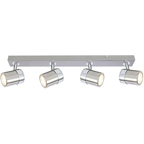 UKEW Modern 4 Way Ceiling Spotlight with Adjustable Heads Cover