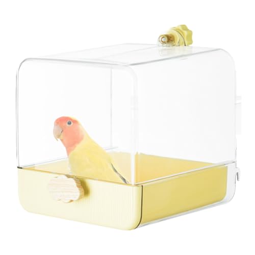 ペッ トの鳥のバス、鳥 のバスケージ, オウ ムシャワーバードバ スタブ, ケージ入りオウム 浴槽、底部引き出 し付き 、小鳥オ ウム用フッ ク付き 鳥か ごアクセサリー
