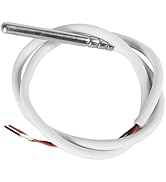 Jadeshay NTC-Thermistor 10K Thermistor-Temperatursensor Wasserdichter Temperatursensor Temperatur...