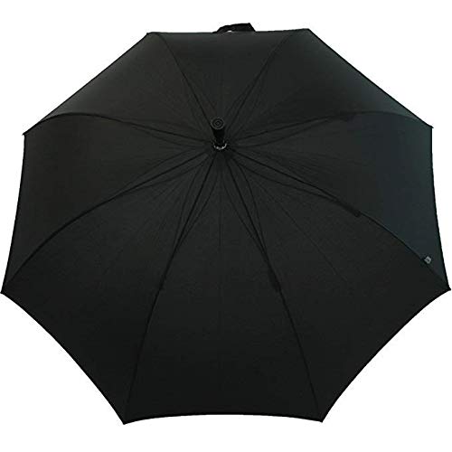 M & P heren steunscherm grootte in hoogte verstelbaar - groot en stabiel - zwart, zwart, 84-77 cm, stokparaplu - Image 4