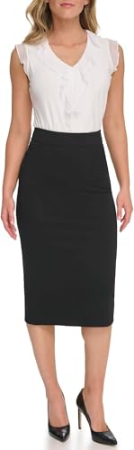 Tommy Hilfiger Women's Midi Ponte Skirt2