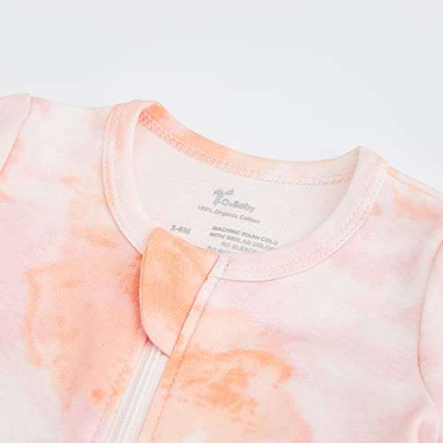 Image of O2Baby Baby Boys Girls Organic Cotton Zip-Front Sleeper Pajamas, Footed Sleep 'n Play