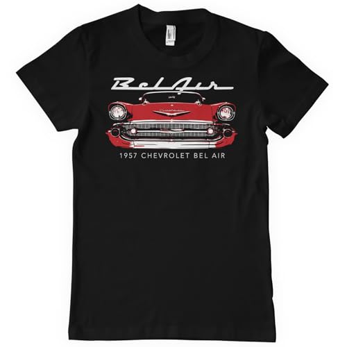 T-Shirt Chevrolet Homme de Qualité Supérieure 1957 Bel Air Imprimé