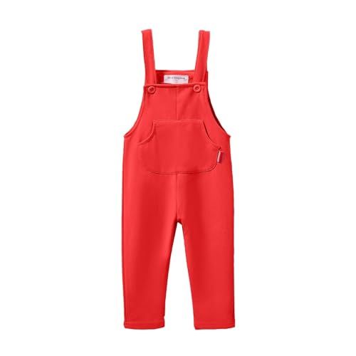 Mud Kingdom Little Boys Girls Overalls Adjustable Cotton Cute Prints