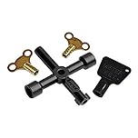 Merriway® BH00936 (4 Pcs) Workshop Assortment of Radiator and Meter Utility Keys - Pack of 4 Pieces