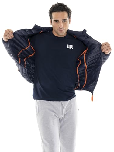Plumífero de invierno para hombre LEONE 1947 cazadora acolchada cuello alto 5