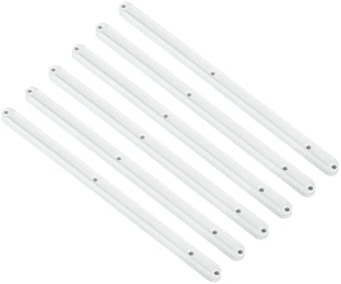 uxcell Drawer Slides, 6Pcs 300mm - Plastic Drawer Rails, Side Mounted ...